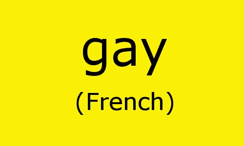 Từ “gay” trong 12 thứ tiếng